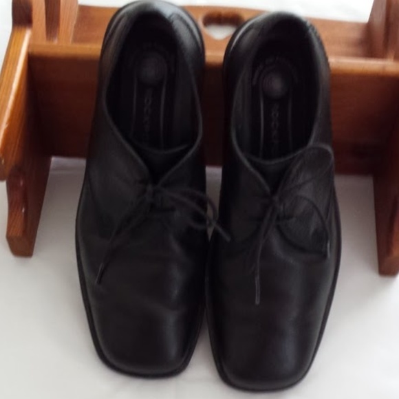Men\'s Rockport Leather Shoe Black Oxford  Sz 10.5M main image 4